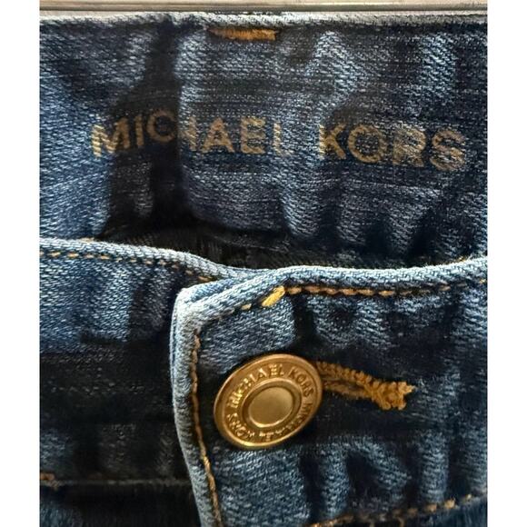 Michael Kors Jeans Women Size 6 Blue Denim Stretch 5 Pockets High Waisted Preppy - Picture 3 of 11